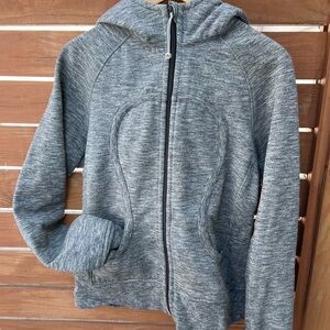 Lululemon Athletica Scuba Heather Gray Full-Zip Hoodie